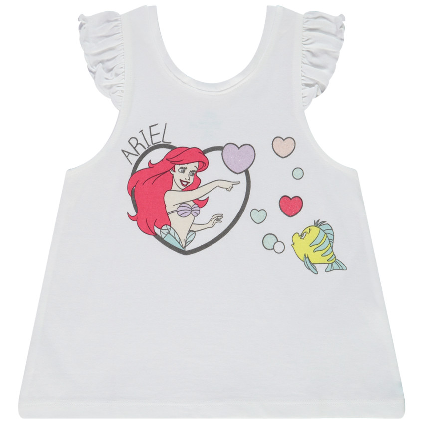 Débardeur en jersey print Ariel Disney pour bébé fille 