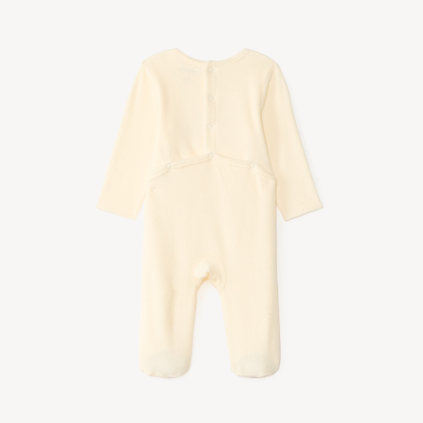 Dors-bien bébé garçon en velours print mignon 