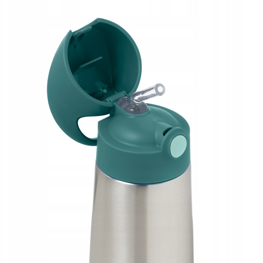Thermos drinkfles met rietje 350ml Emerald Forest 