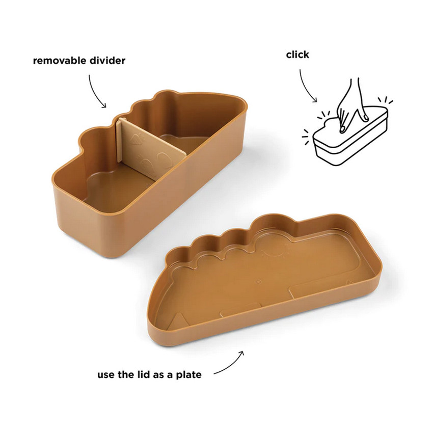 Lunchbox Kiddish - Croco Mustard 