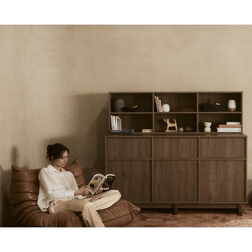 Commode XL 3 portes Kyo Walnut 