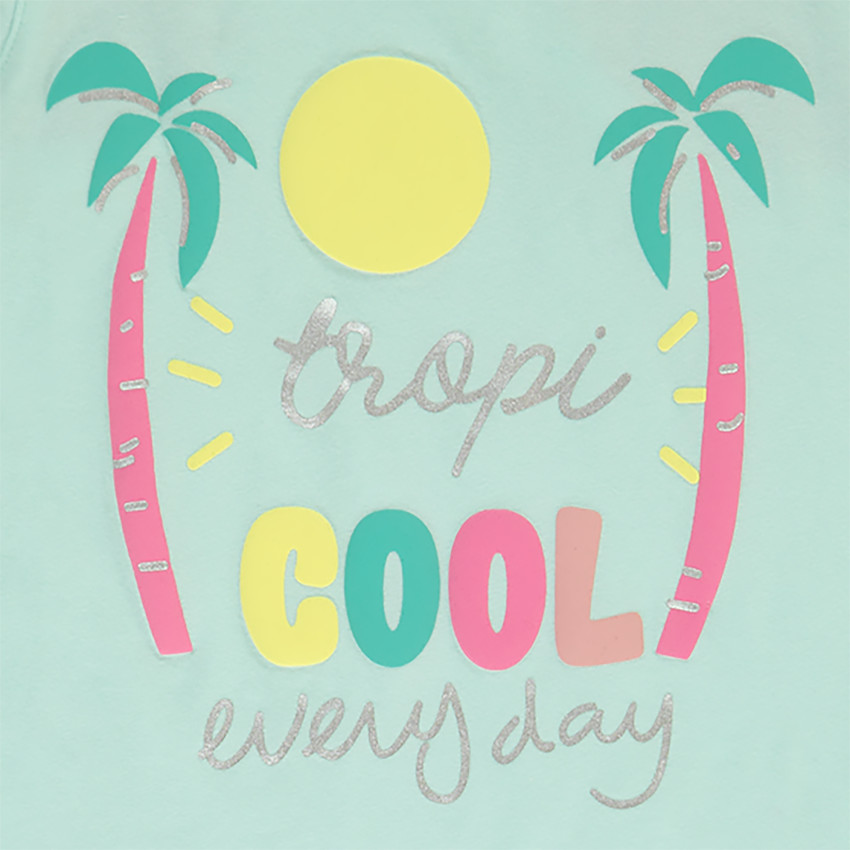 Jersey topje met fantasieprint voor meisjes 