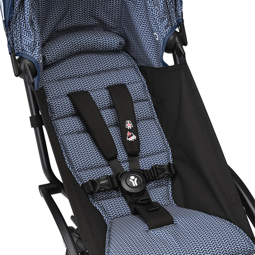 Kinderwagen Stokke® YOYO³ vanaf 6 maanden - Frame zwart/Blue Air France 