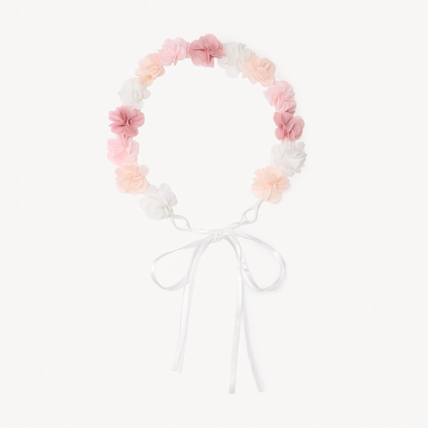 Hoofdband met bloemen voor meisjes 