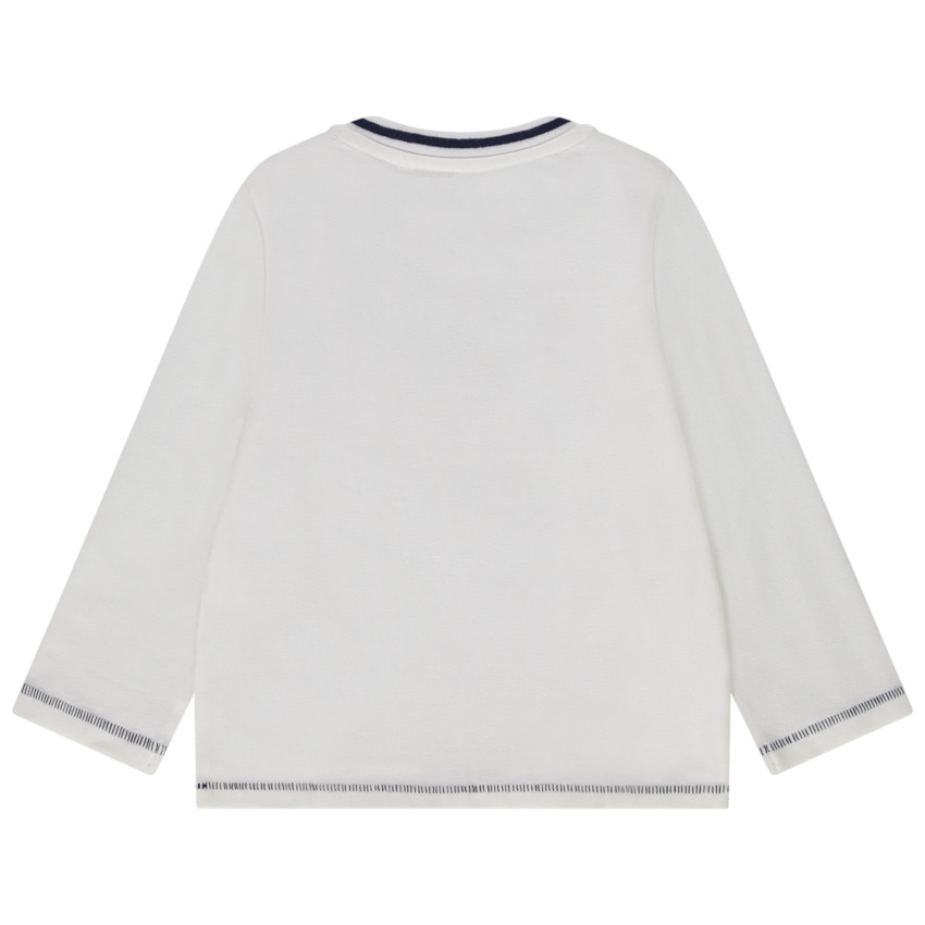 T-shirt lange mouwen puff print British voor baby jongen 