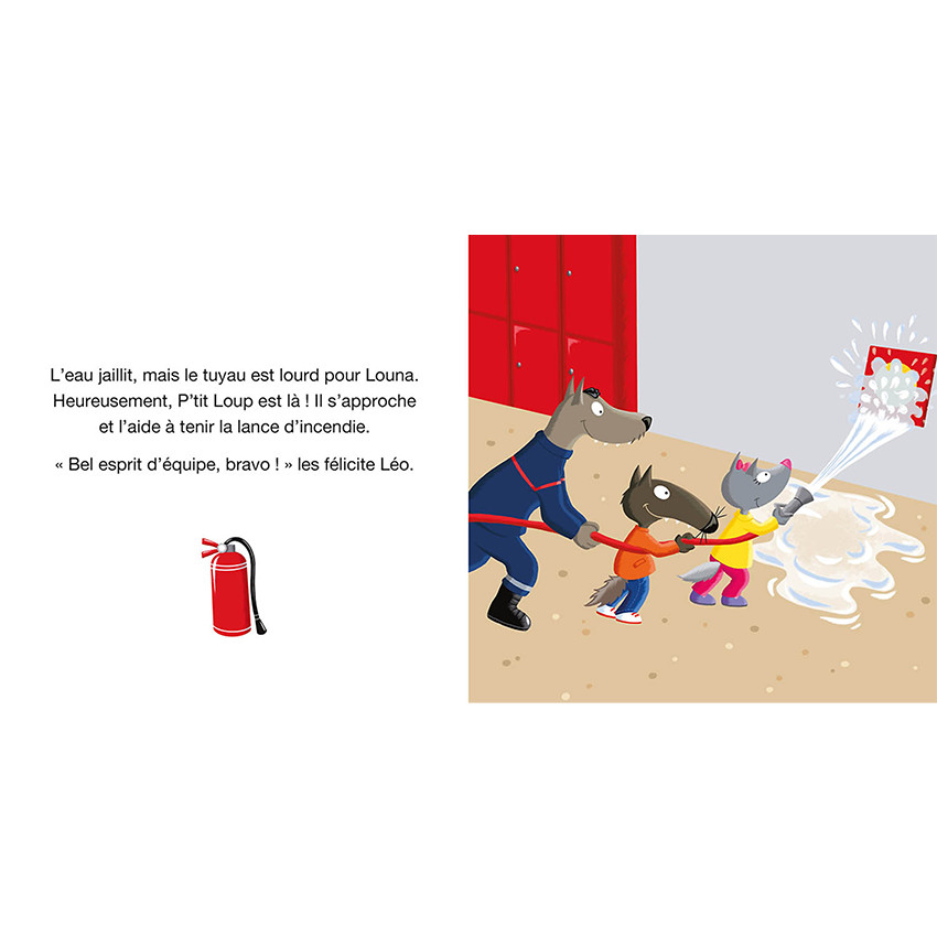 Boek FR P'tit Loup veut devenir pompier 1jaar+ 