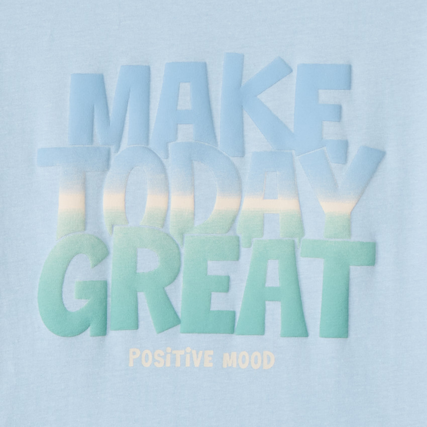 T-shirt met lange mouwen en gedrukte puff voor jongens 