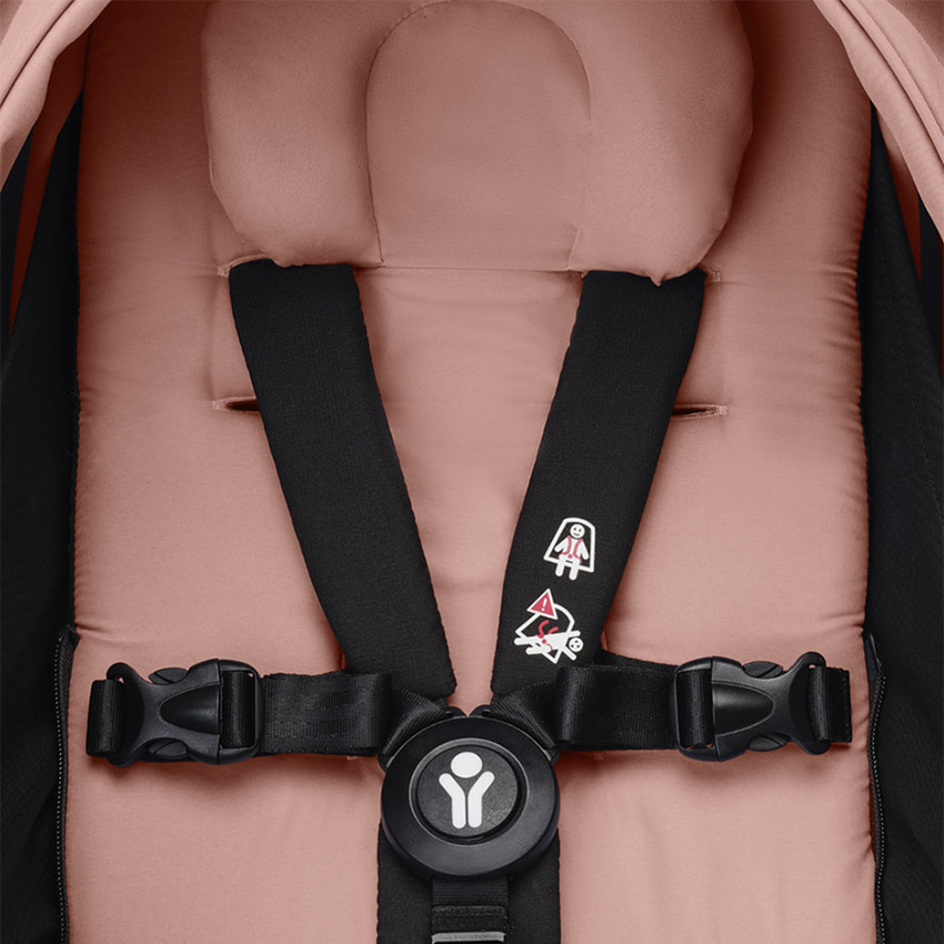 Poussette Stokke® YOYO³ de la naissance à 3 ans - cadre noir/ginger 