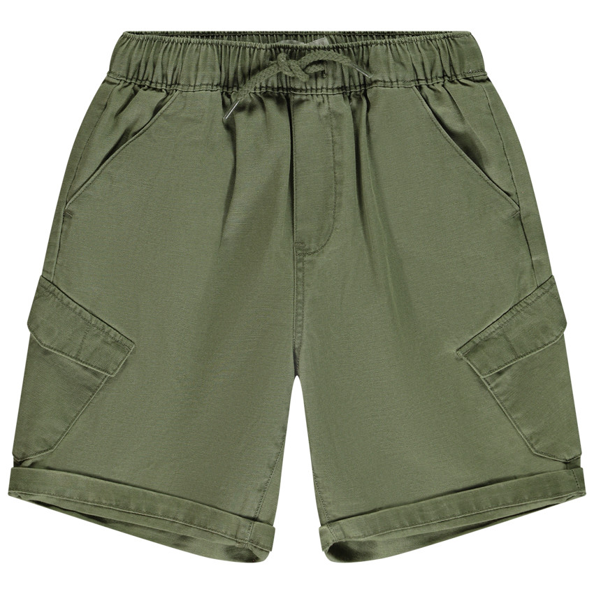 Bermuda cargo en twill pour garçon 