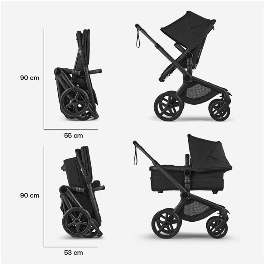 Kinderwagen FOX 5 Renew Complete Black Desert Taupe Melange 