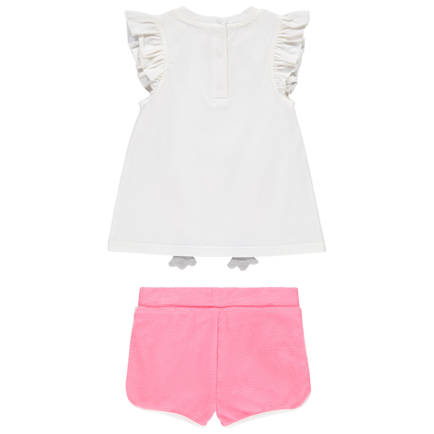 Ensemble de plage print hibou pour enfant fille 