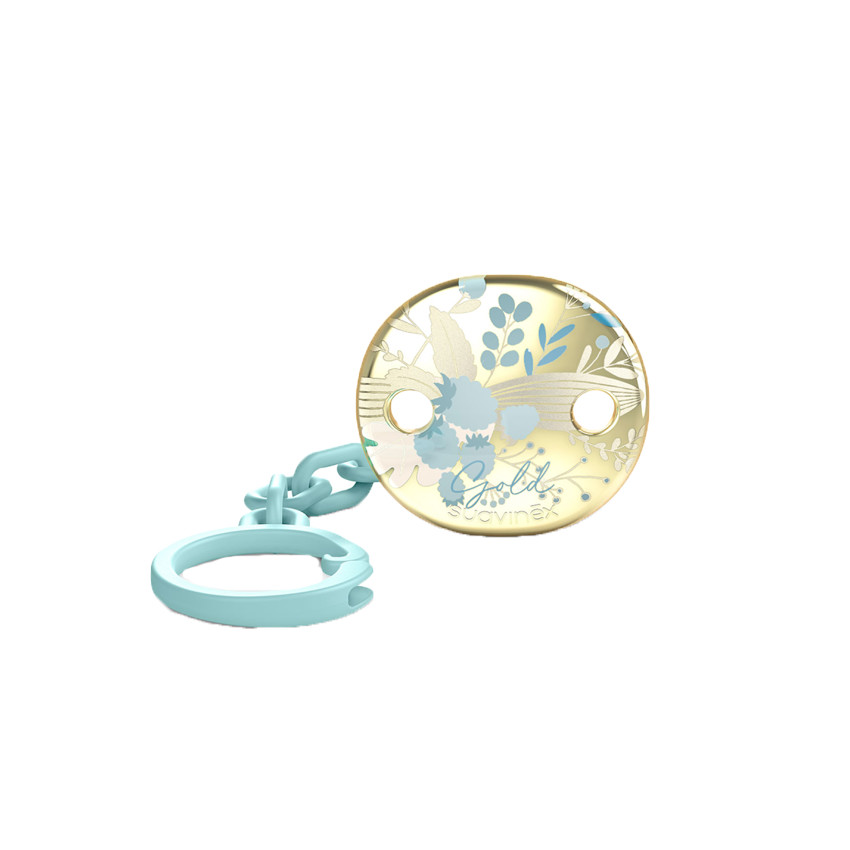 Sucette S Premium Soother Clip Gold Bl L3 