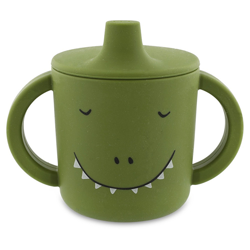 Tasse d'apprentissage en silicone Mr Dino 