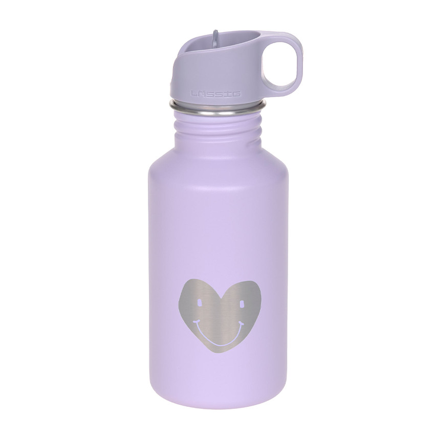 Gourde inox 500ml Heart Lilac 
