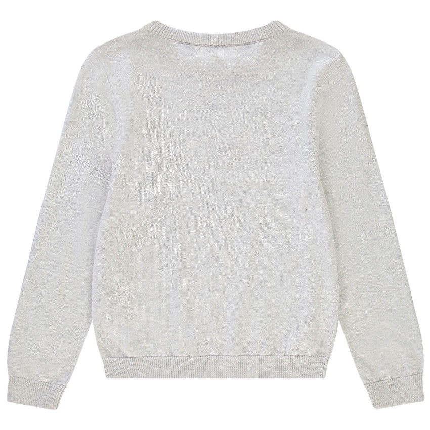 Pull en tricot à message pour fille 