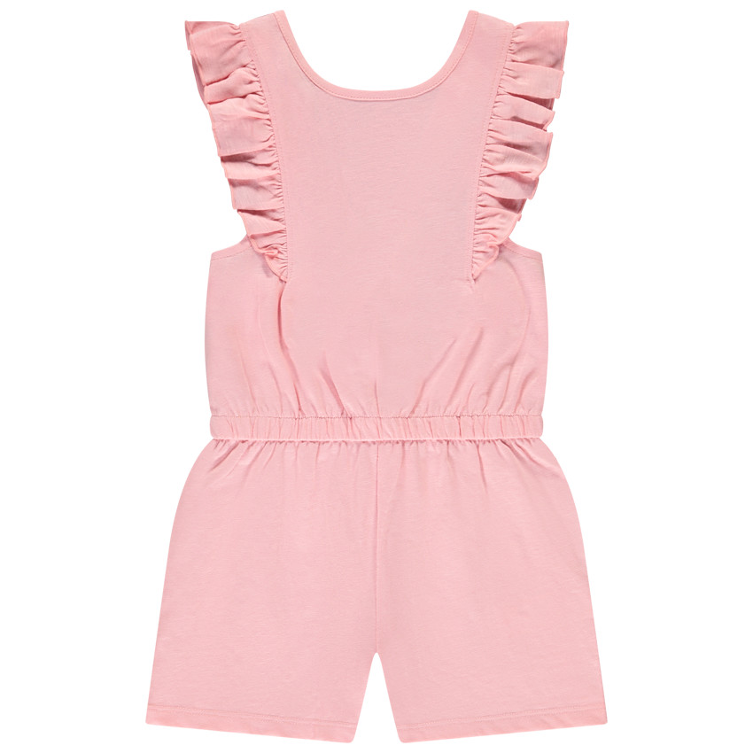 Mouwloze combi-short met volant voor meisjes 