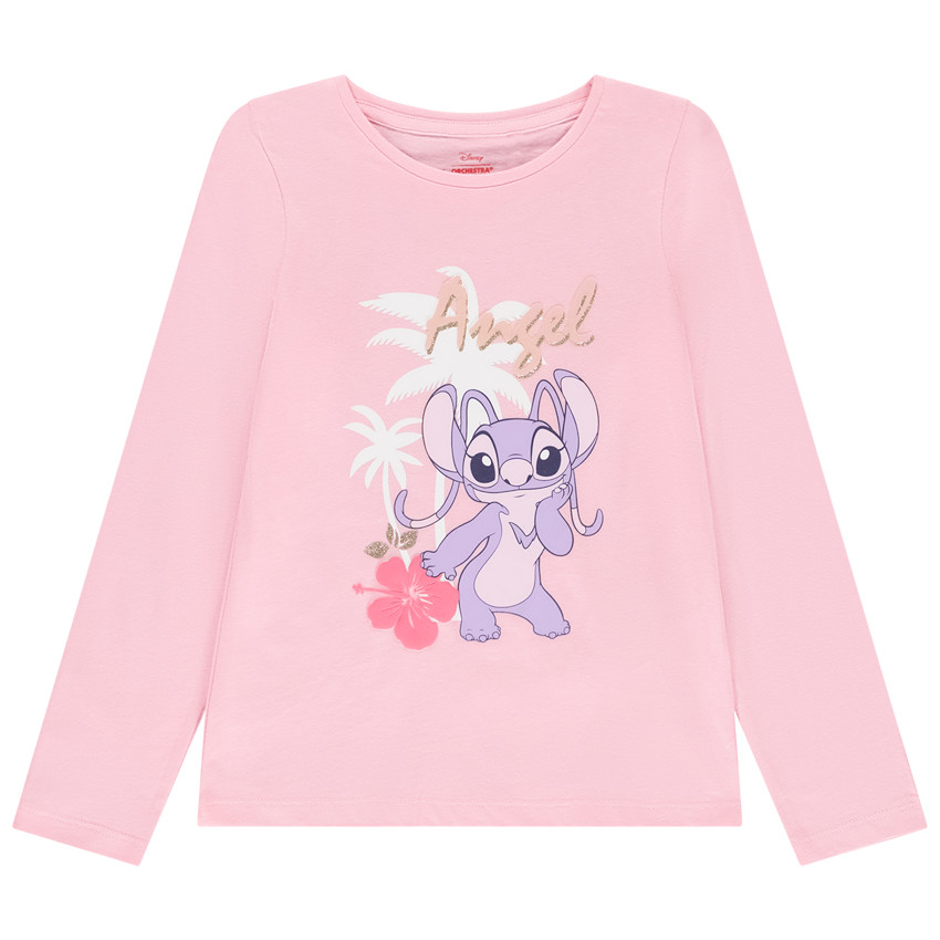Lange mouwen T-shirt met print Angel Disney voor meisjes 
