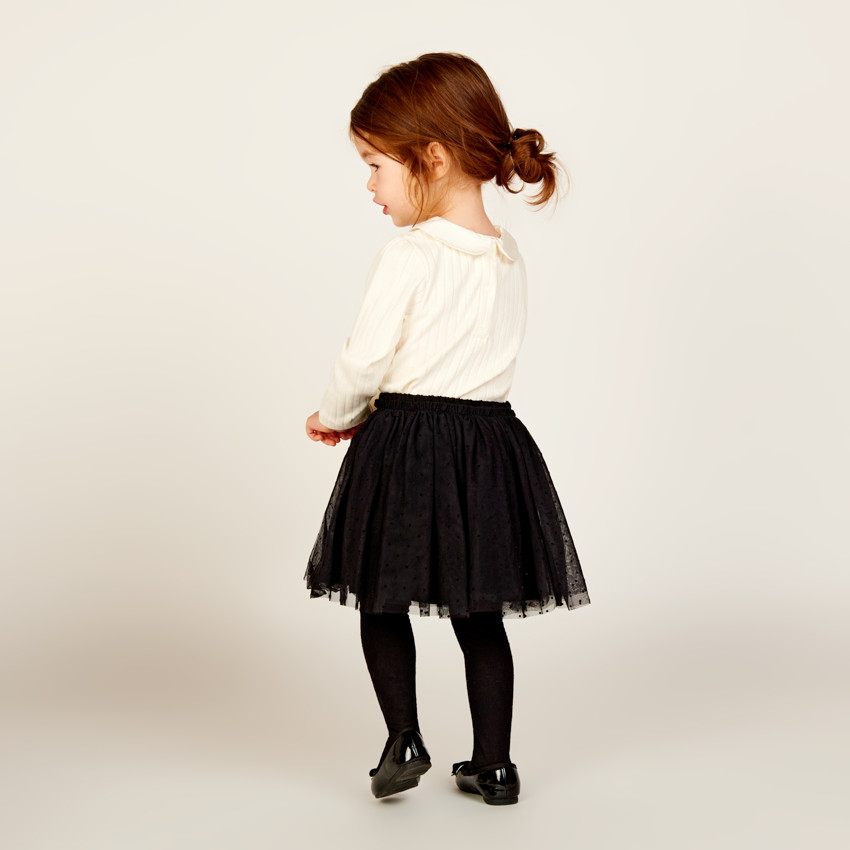 Ensemble 2 pièces avec jupe en tulle pour bébé fille 