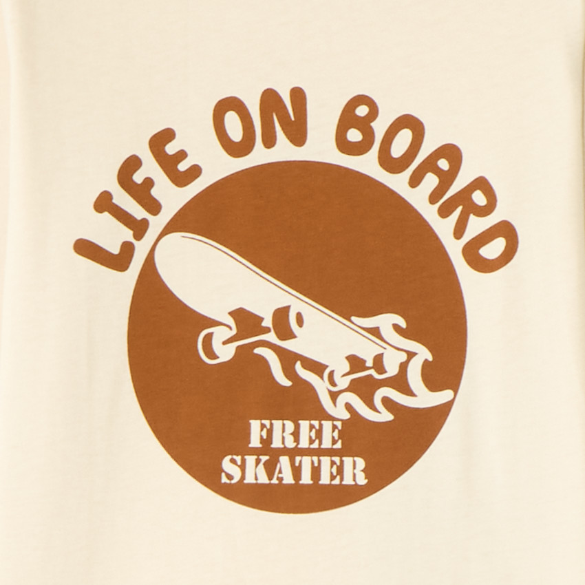 Ensemble de pyjama 2 pièces manches longues print skateboard garçon 