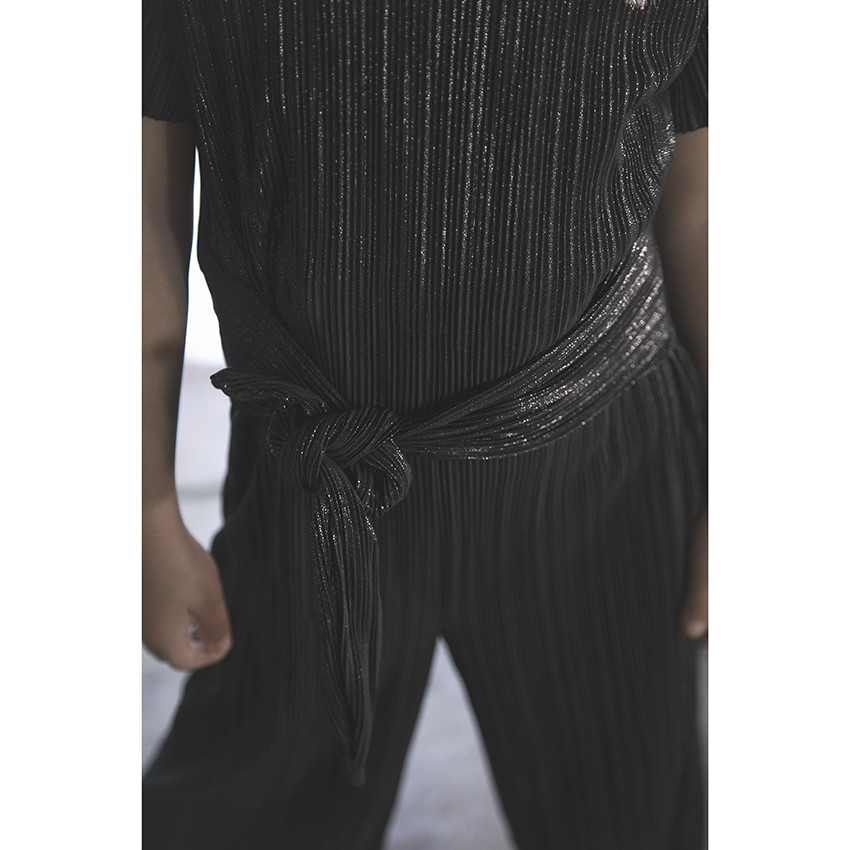 Combinaison Disco Noire - Enfant (8/10 ans - 140 cm) - Déguisement enfant - Achat & prix