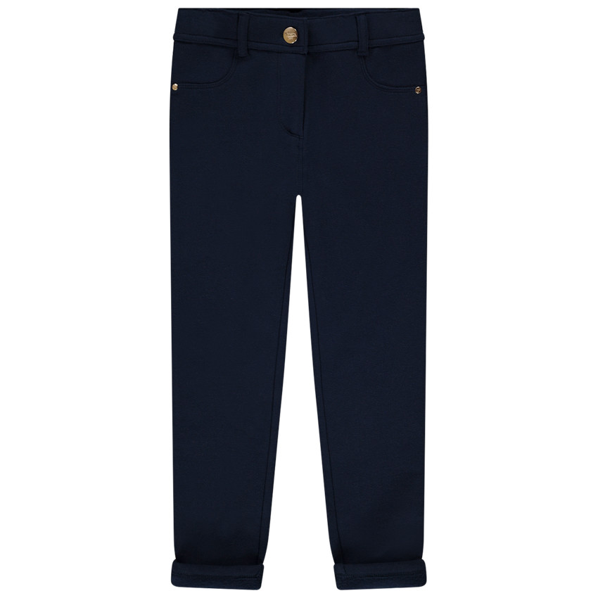 Fleecebroek in effen kleur voor meisjes 