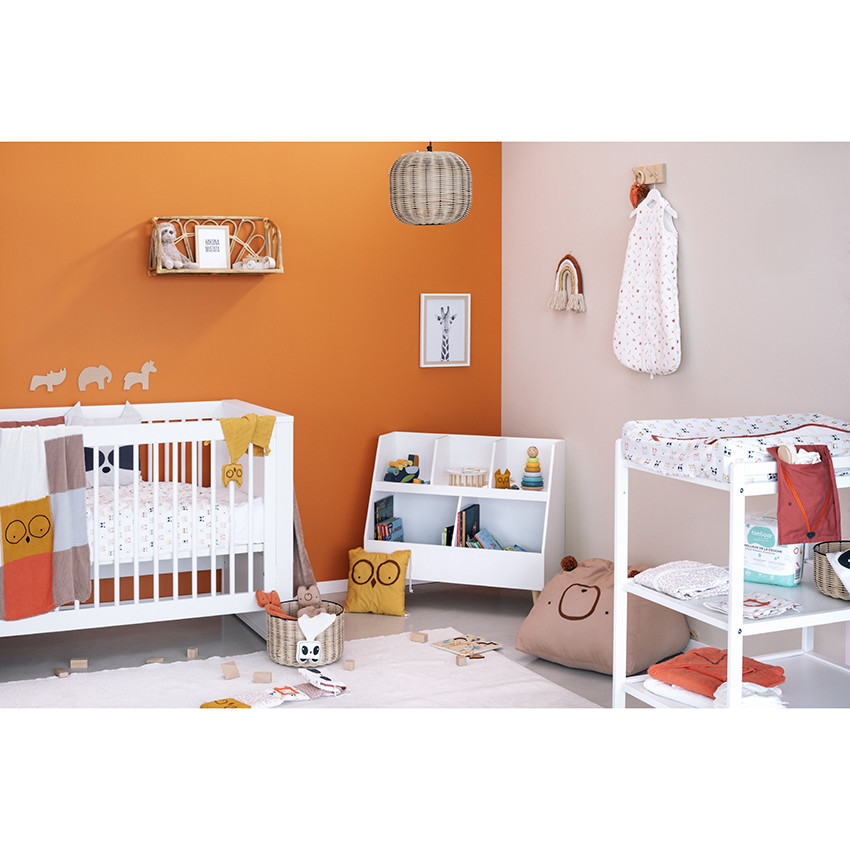 Lot de 6 lingettes lavables en coton avec pochette de rangement 