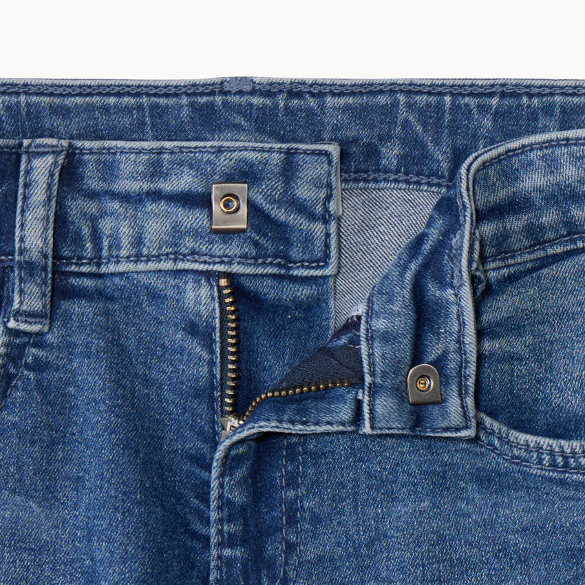 Jongens cargo jeans met verwaslook en zakken 