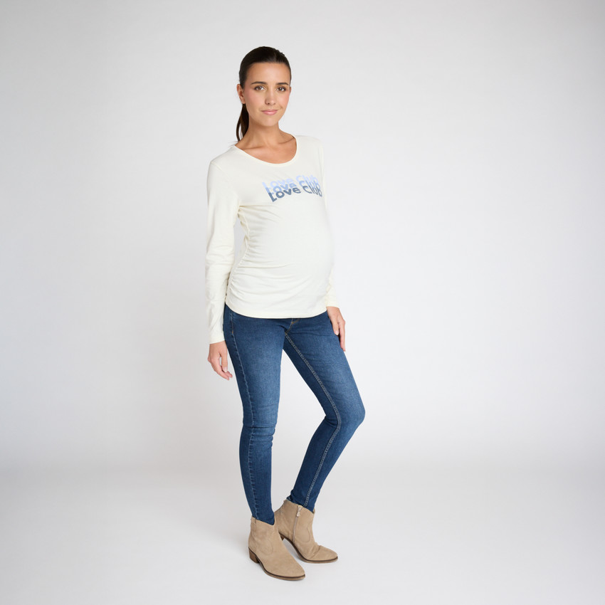 T-shirt manches longues de grossesse print Love Club 