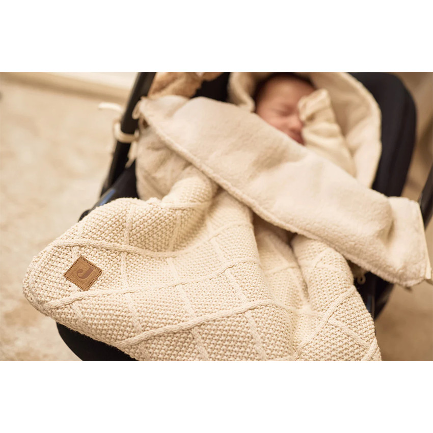 Nid d'Ange pour siège auto bébé 0+ Knit Oatmeal 