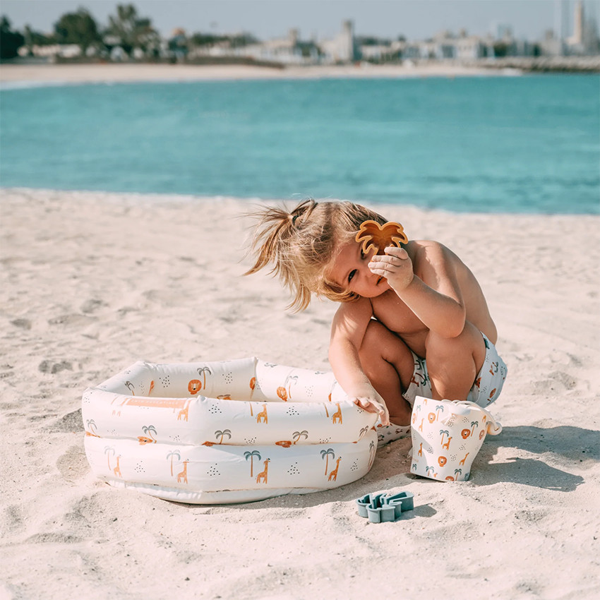Petite piscine gonflable imprimé Jungle Ø 60 cm 