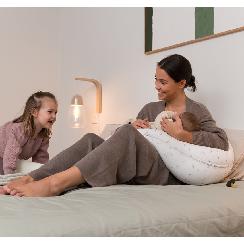 Grand coussin multi-usage Buddy Flower Yellow 