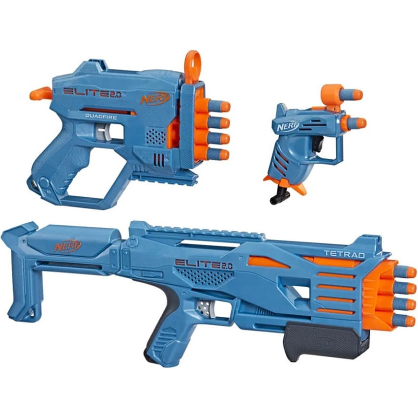 Pack Stockpile 3 pistolets Nerf Elite 2.0