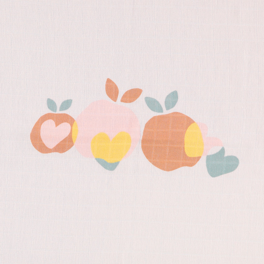 Set van 3 hydrofiele doeken voor babymeisjes 