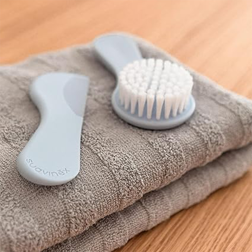 Set brosse et peigne - Bleu 