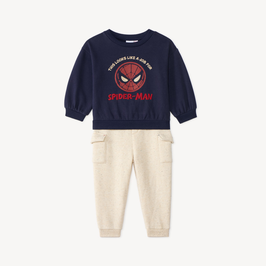 Set voor babyjongen 2-delig jogging trui Spider Man Disney 