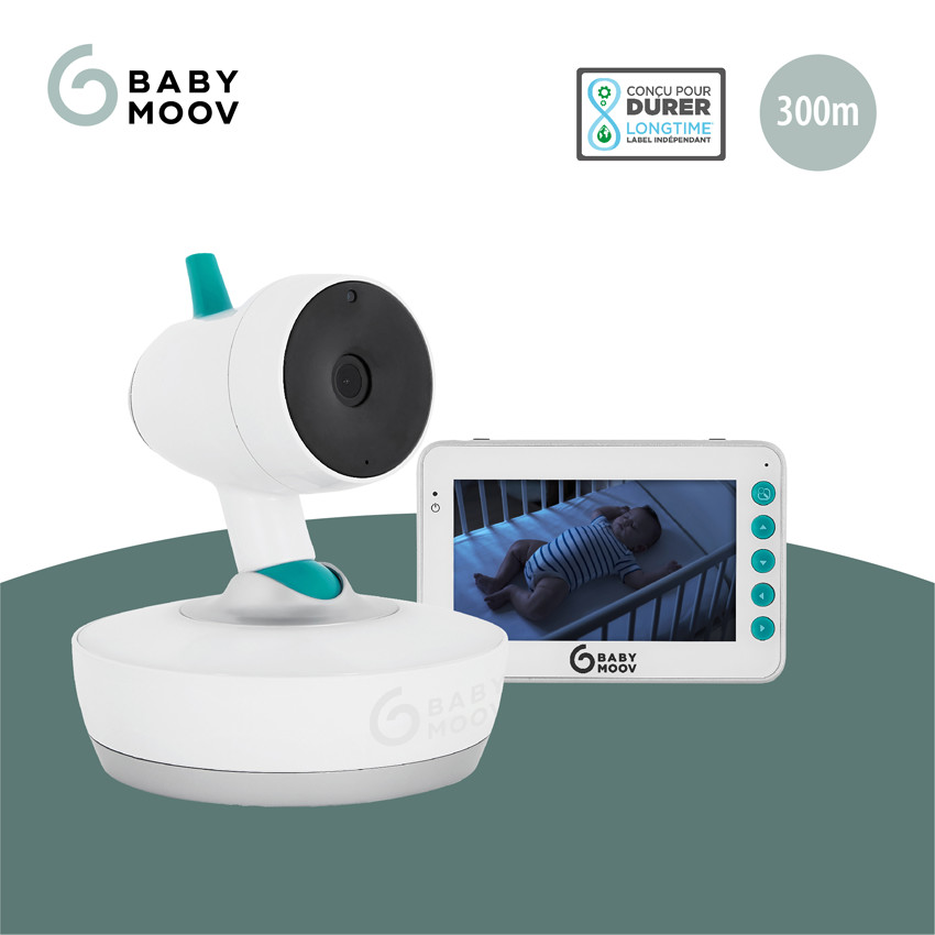 Babymoov Caméra Additionnelle Motorisée Orientable a 360° pour Babyphone  Vidéo Yoo Moov