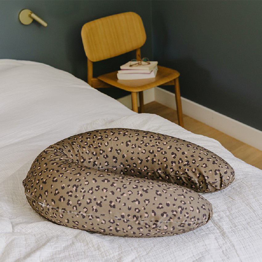 COUSSIN D'ALLAITEMENT BUDDY - LEOPARD BRONZE 