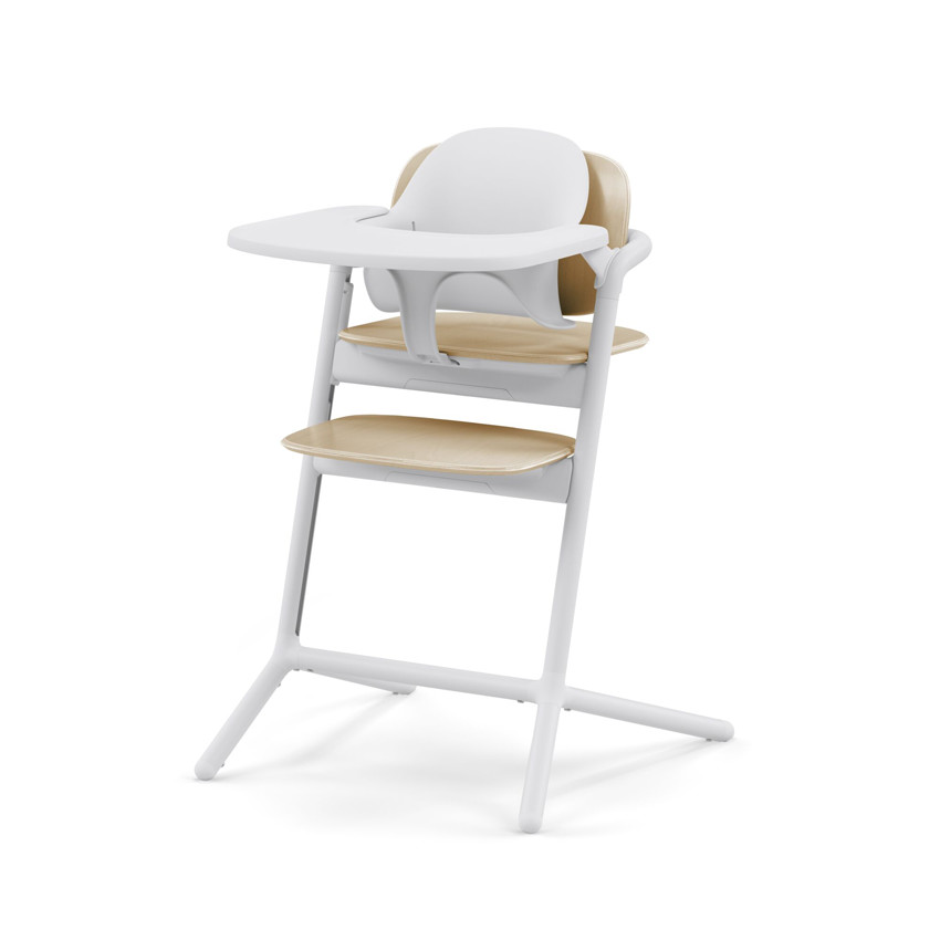 Chaise-haute évolutive Lemo 4 en 1 sand white 