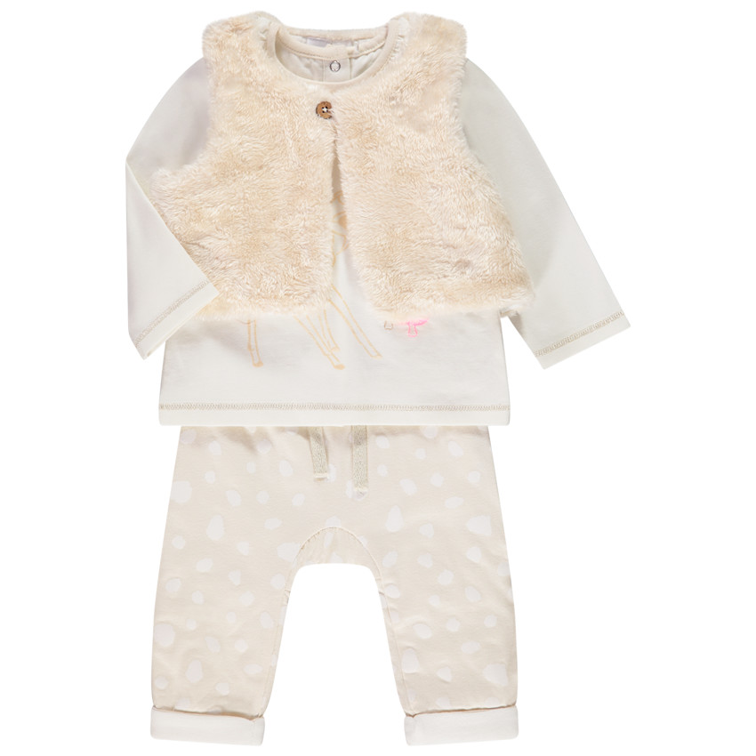 Ensemble 3 pièces Bambi Disney pour bébé fille 
