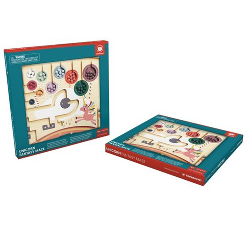 Doolhof Fantasie Eenhoorn Educatief spel 36m+ 