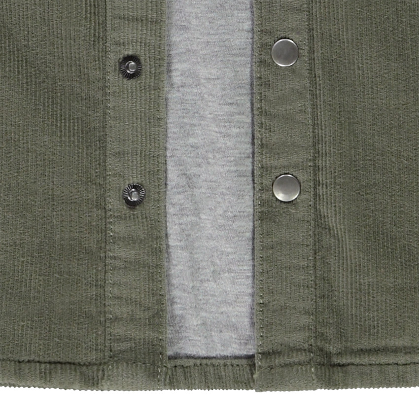 Chemise manches longues en velours milleraies avec capuche pour bébé garçon 