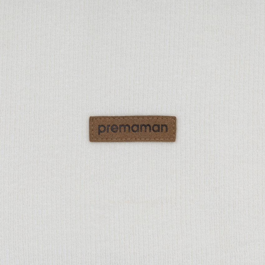 Gigoteuse sans manches T3 en velours côtelé TOG 3.5 blanc 