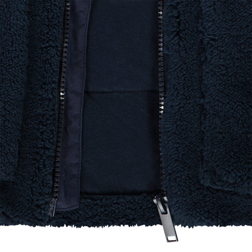 Mouwloos fleece vest met jersey voering voor jongens 