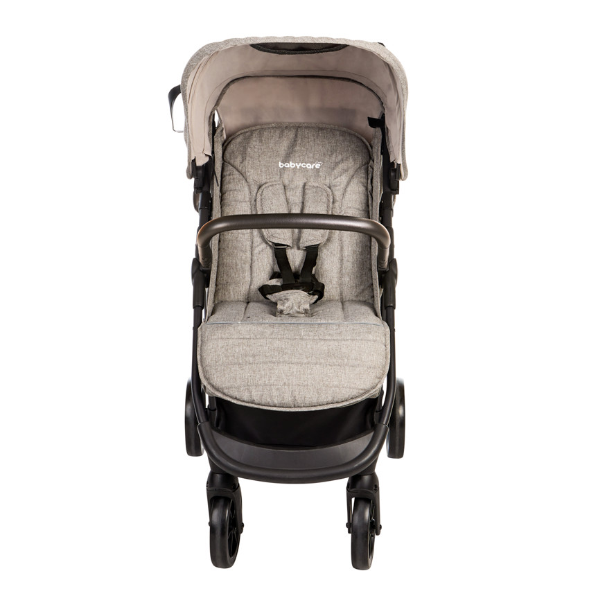 Kinderwagen trio Triade met autostoel en draagmand grijs 