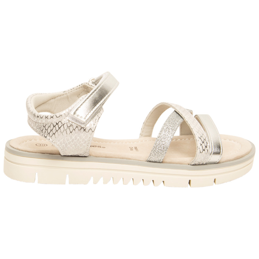 Sandales effet serpent avec semelles épaisses pour fille 