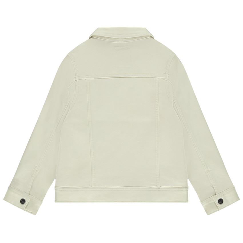 Jas in effen jeans worker stijl voor jongen 