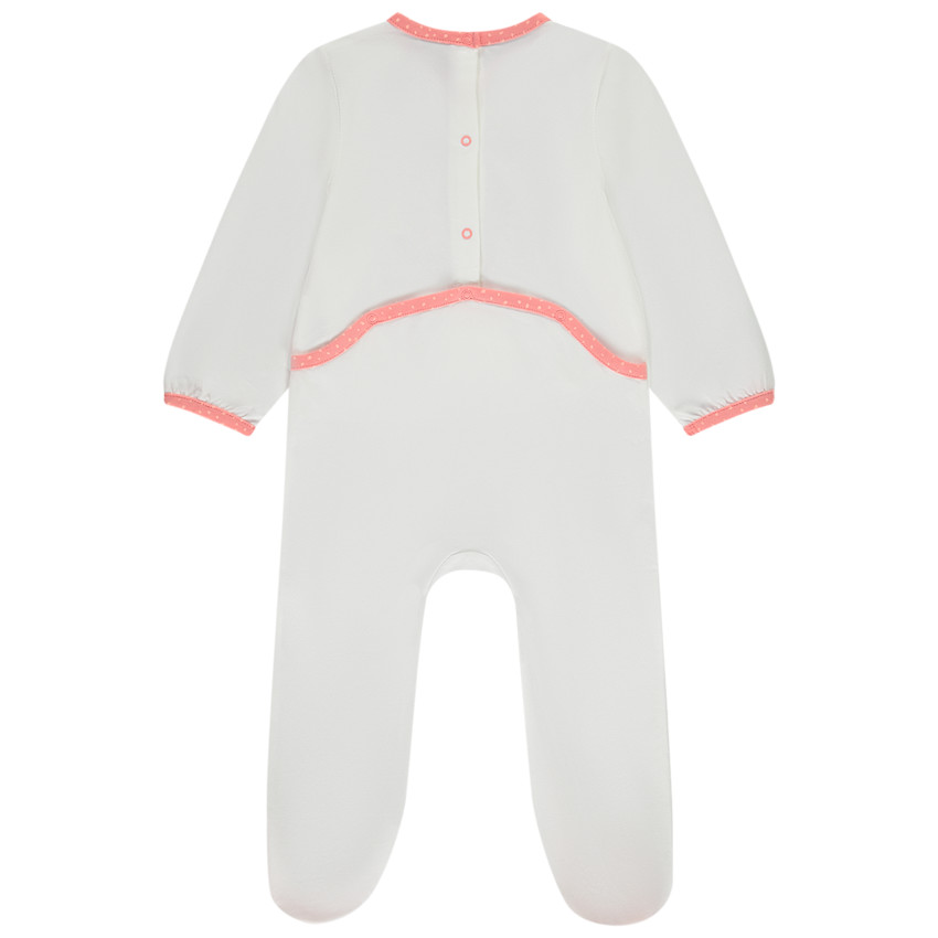 Dors-bien print girafe pour bébé fille avec ouvertures différentes selon l'âge 