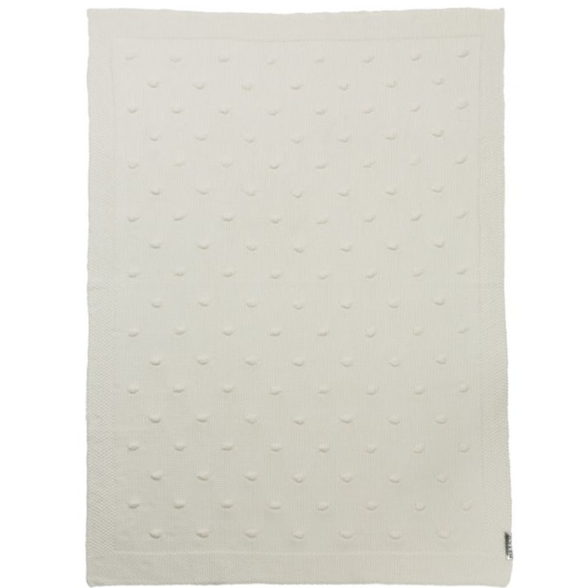 Couverte knots Offwhite - 100x150 cm 