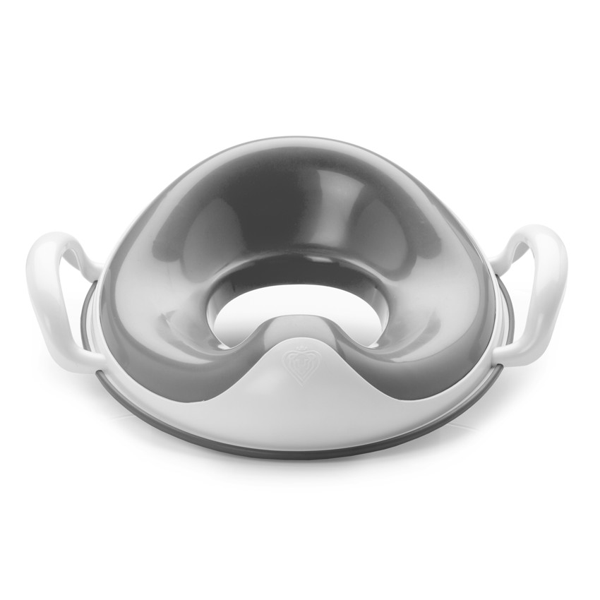 Réducteur de toilettes avec poignées Weepod - Gris/Blanc 