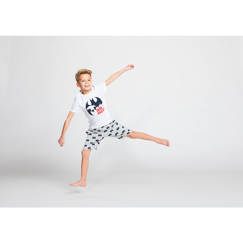 Pyjama t-shirt + short print Batman Warner pour garçon 